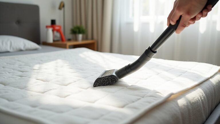 deep clean mattress to remove dust mites