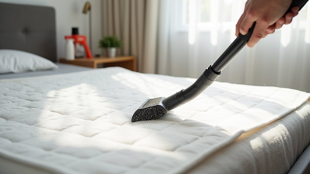 deep clean mattress to remove dust mites