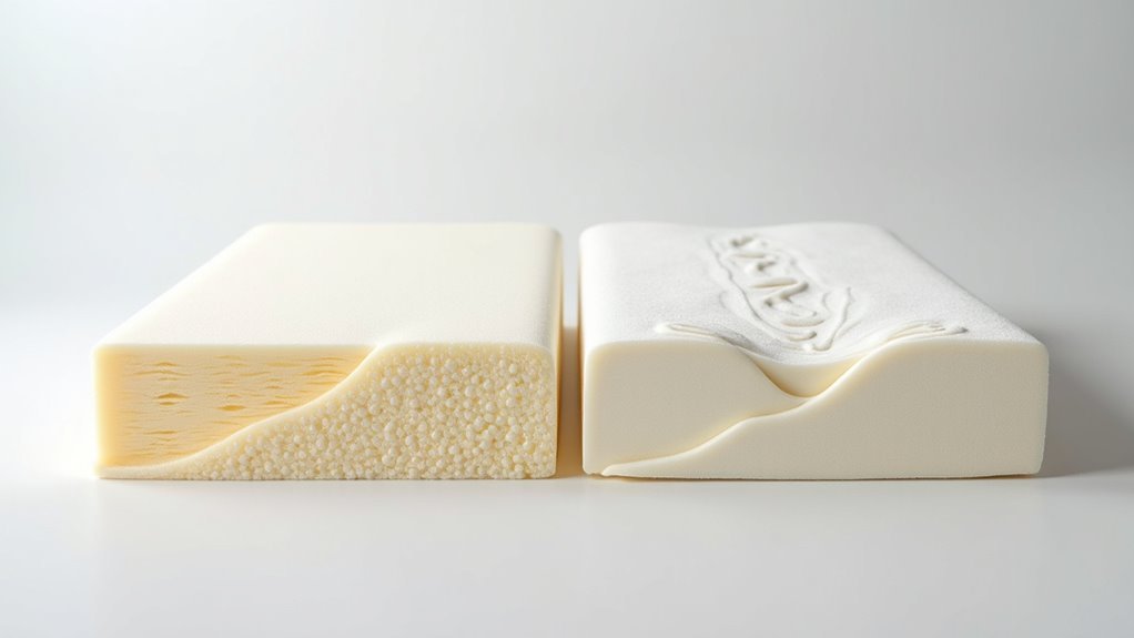 latex versus memory foam