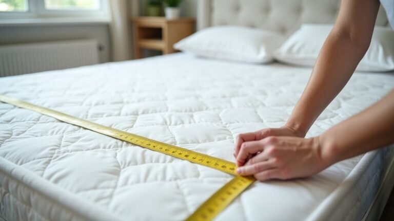 measure mattress length width