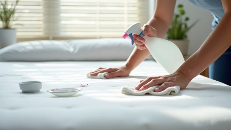 treating and removing mattress stains
